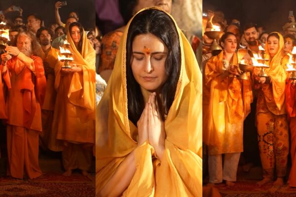 Katrina Kaif made a dive in Mahakumbh then interpreted Ganga Aarti with Raveena Tandon and Rasha Thadani