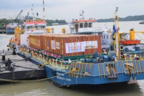 In 2024-25, freight on India’s national waterways reached a record high of 145.5 million tonnes