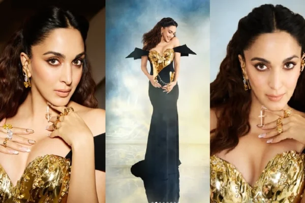 Met Gala 2025 Kiara Advani Baby Baby Flaons in Gaurav Gupta Couture See Beautiful Photos