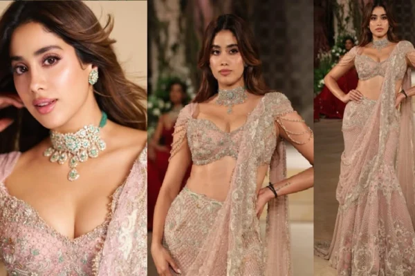 Janvi Kapoor New look | The royal style of Janhvi Kapoor at the FDCI Couture Week, looted everyone in Lehenga Rose. India Couture Week 2025