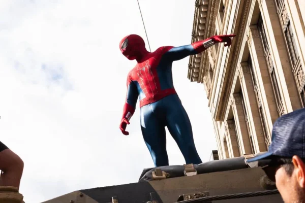 Tom Holland has been enthralled with fans in a Spider-Man suit and has started filming on a brand new day